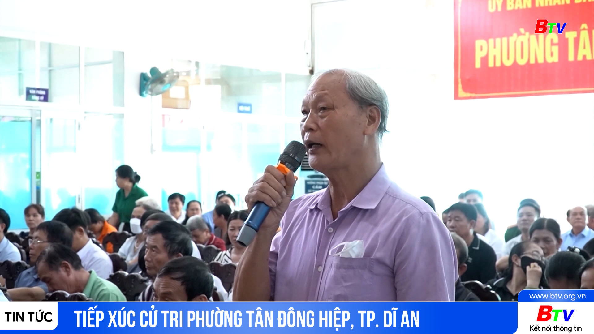 Tiếp xúc cử tri phường Tân Đông Hiệp, Tp. Dĩ An